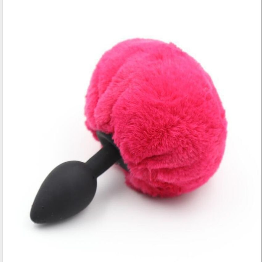 Adult Products For Gay Silicone Butt Plug Small Anal Plug With Cat Tail Pink Sex Toys
