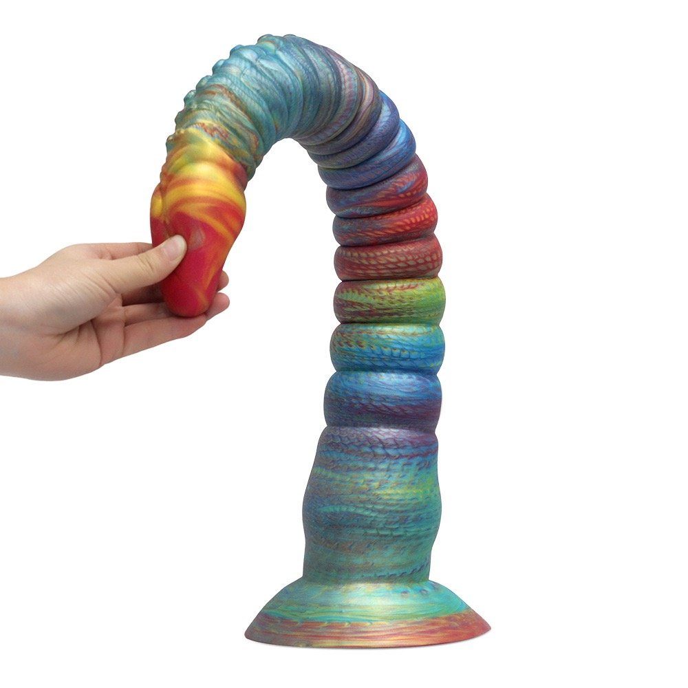 Cross-Border Two Kilograms Super Thick Curved Worm Anal Plug Adult Male Female Sex Dildo for Masturbation Anal Dilator