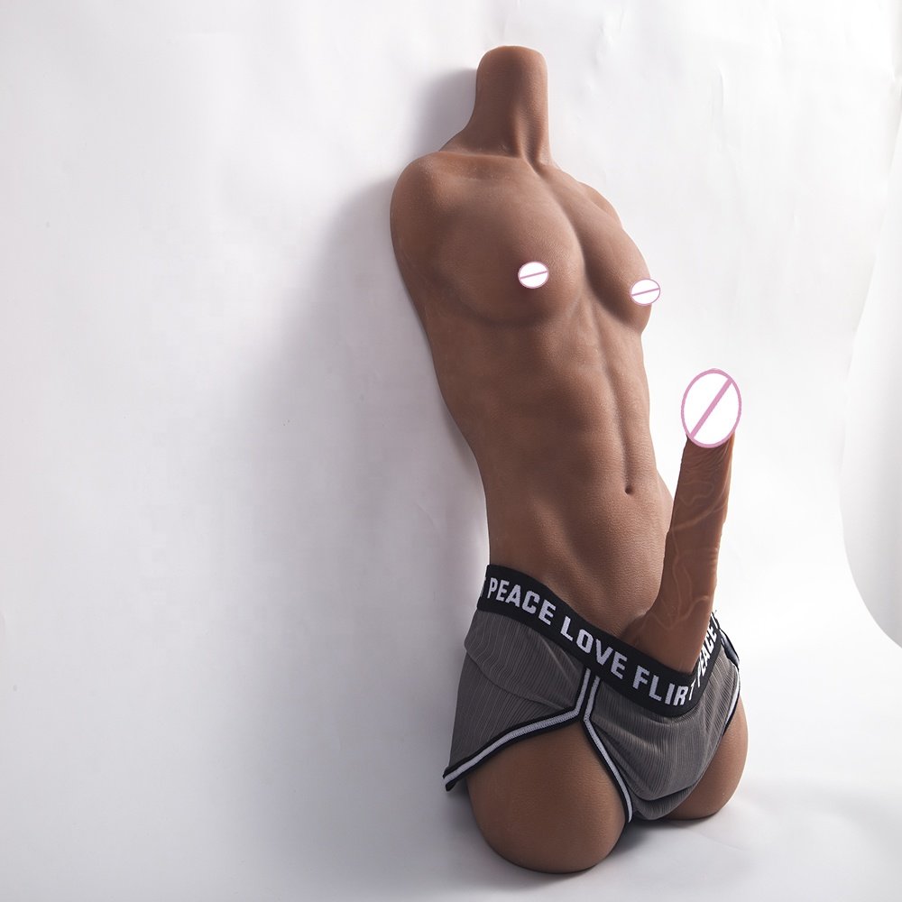 17.65LB Male Sex Doll For Women Flexible Huge Dildo Realistic 3D Male Torso Sex Dolls With Tight Anal For Men Gay Couple