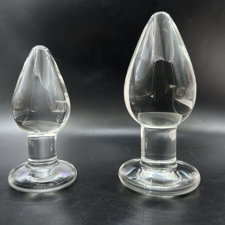 Factory Supply Thick Long Glass Dildo Massage Vagina Wand Adult Sex Toys