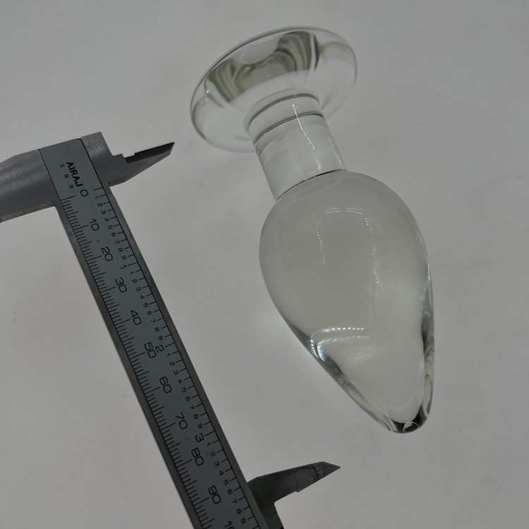Factory Supply Thick Long Glass Dildo Massage Vagina Wand Adult Sex Toys