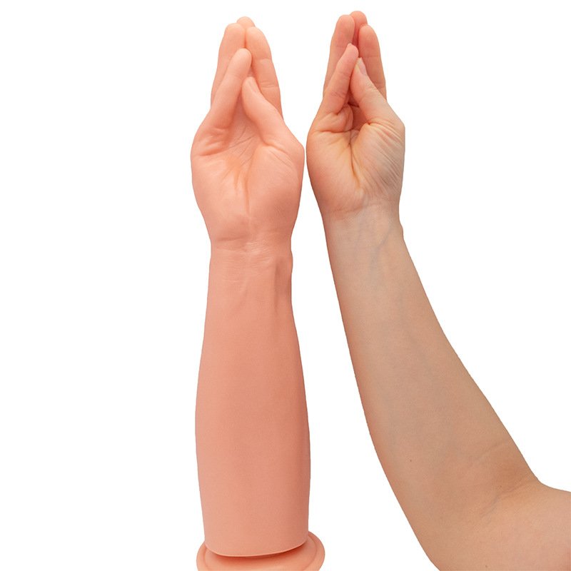 Silicone And Metal Hand Dildo Butt Plug Juguetes Sexuales Fistin Ass Massager Arm Huge Dildo Fisting Anal Sex Toy For Women