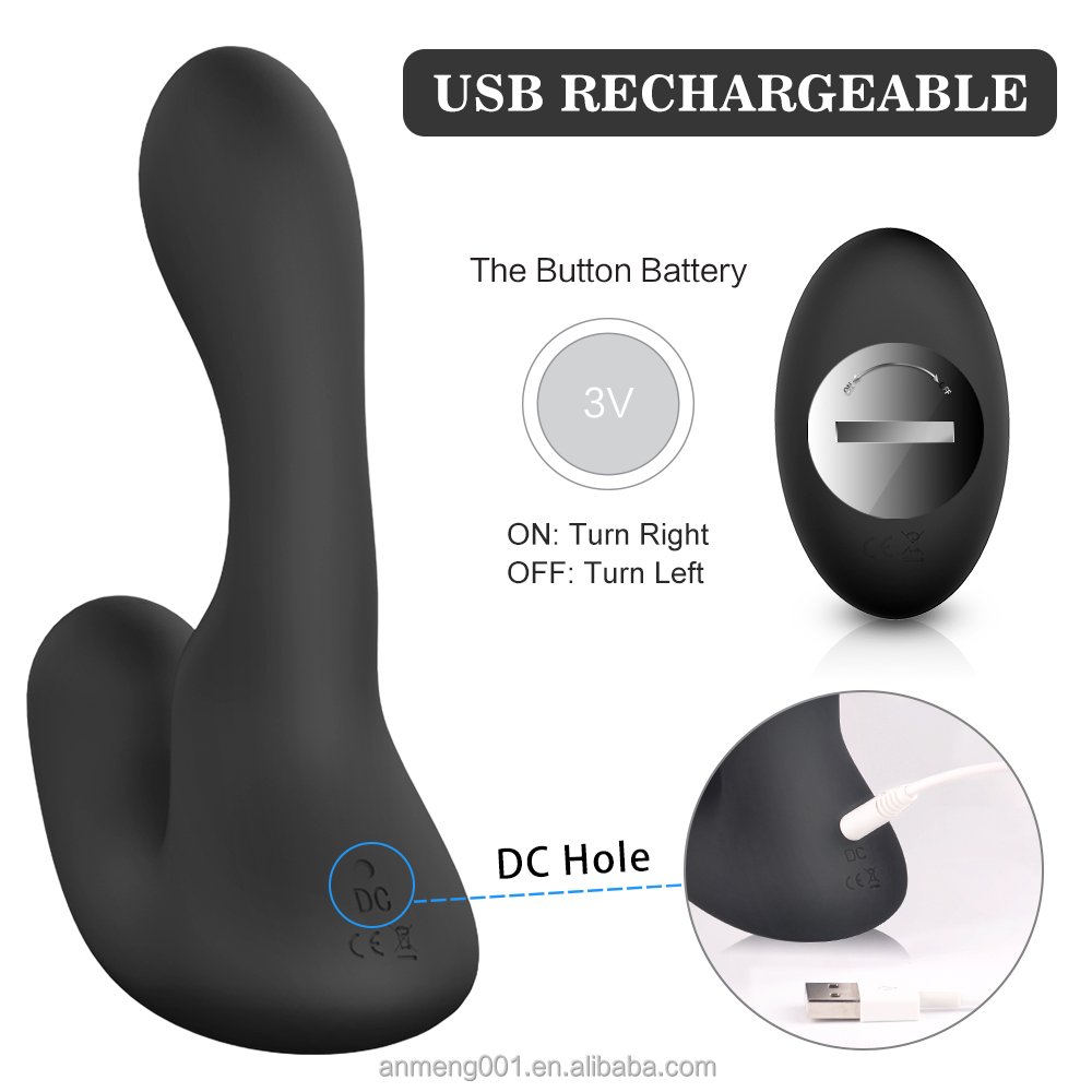 Silicone Prostate Massager Anal Sex Toys Anal Butt Plug G Spot Vibrating Anal Vagina Sex Toys For Men Masturbating