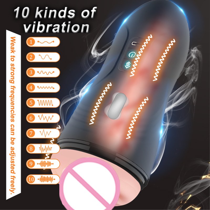 LENDGOGO Pocket Pussy Mini Suction Vibrator Vagina Automatic Vibrating Masturbator 3D wholesale supplier sex toy manufacturer