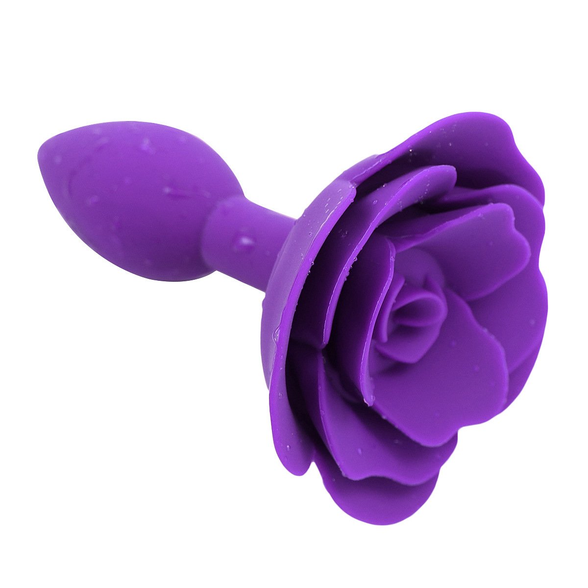 Silicone Rose Anal Plug Sex Toy For Anal Massage