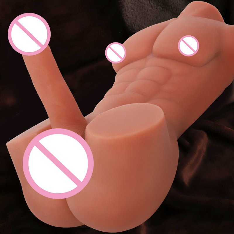 Simulated half body dildo doll realistic female dildo soft silicone female masturbation device
