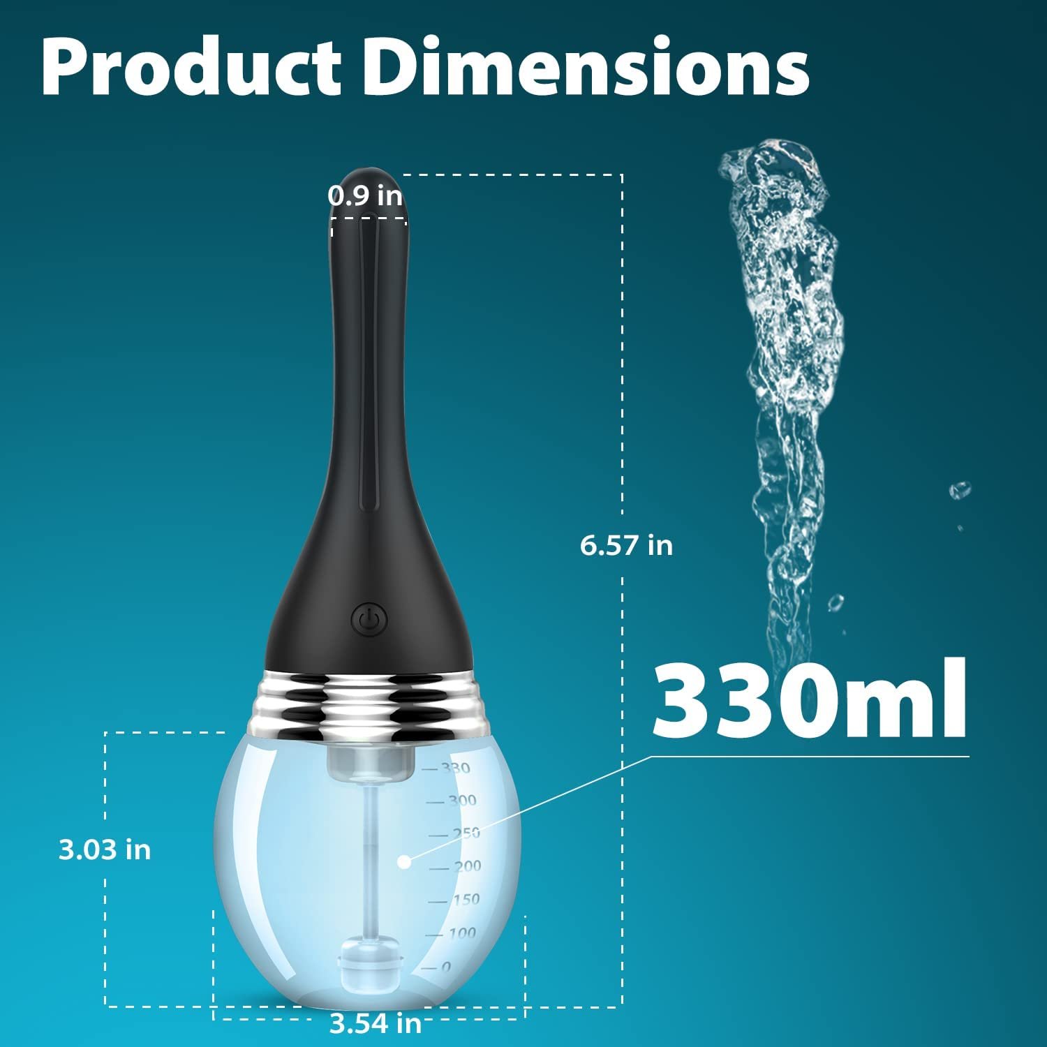 New electric enema women's automatic water spray vaginal cleaning vibrator gay cleaning enema anal toy