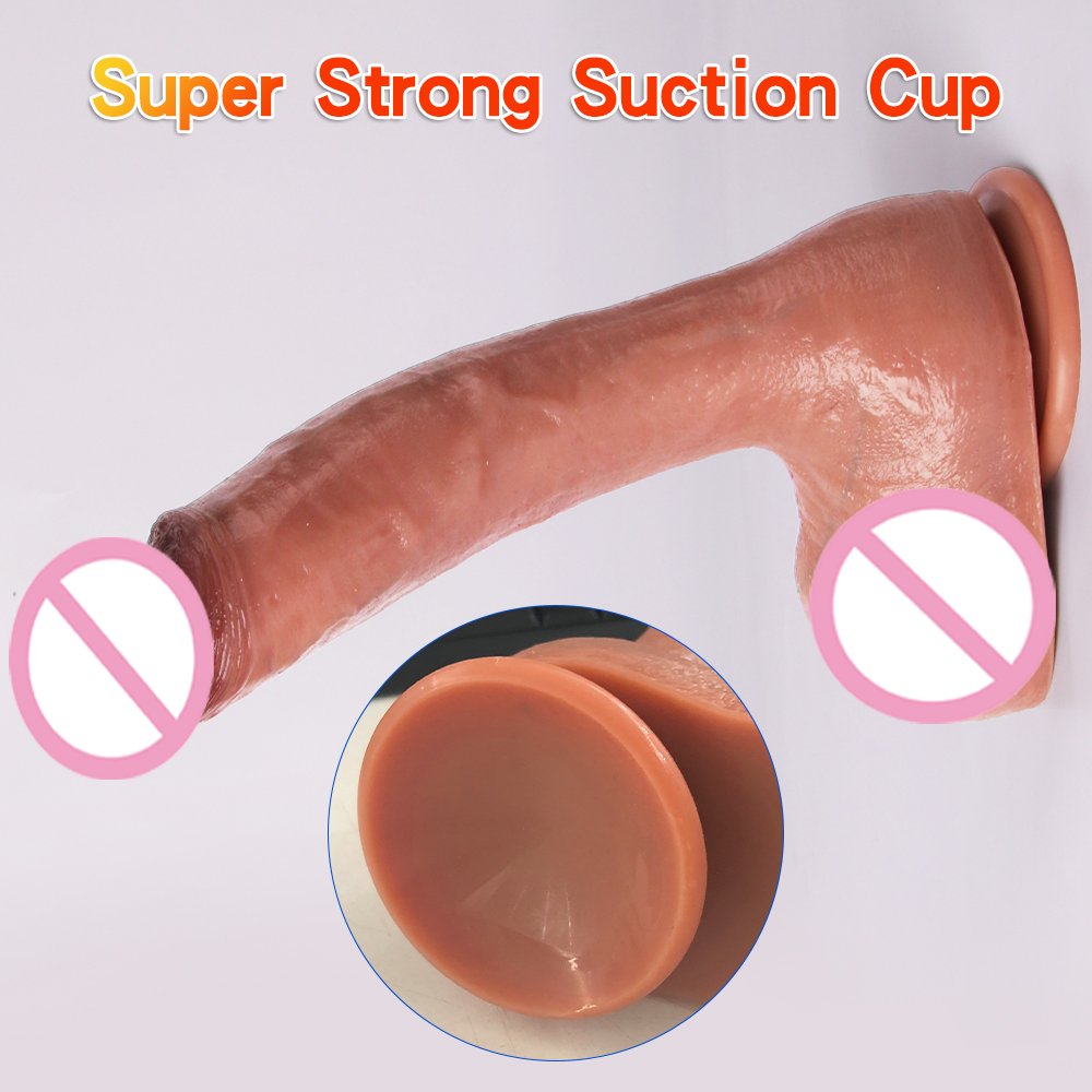 FairyKiss Big flesh Dildo for Clitoral Vagina and G-spot Anal Stimulation Adult Toys for Women and Couple sex pleasure S/L size