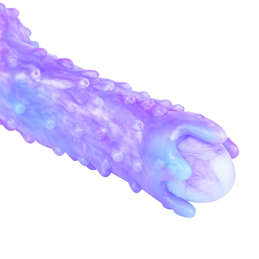YOCY Fantasy Ovipositor tentacle Dildo Hollow Tunnel with 5 Eggs,big Knotted Dildo Sex Toy For Women Men Masturbator anal plug
