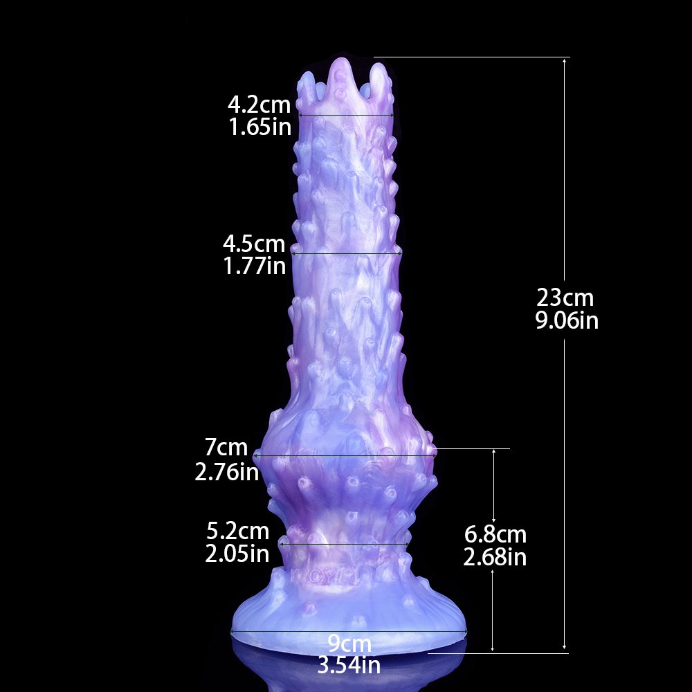 YOCY Fantasy Ovipositor tentacle Dildo Hollow Tunnel with 5 Eggs,big Knotted Dildo Sex Toy For Women Men Masturbator anal plug