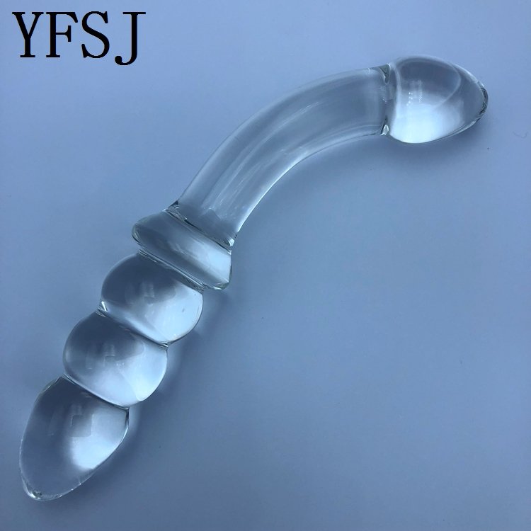 Factory direct wholesale natural stone crystal massage stick glass dildo sex toy
