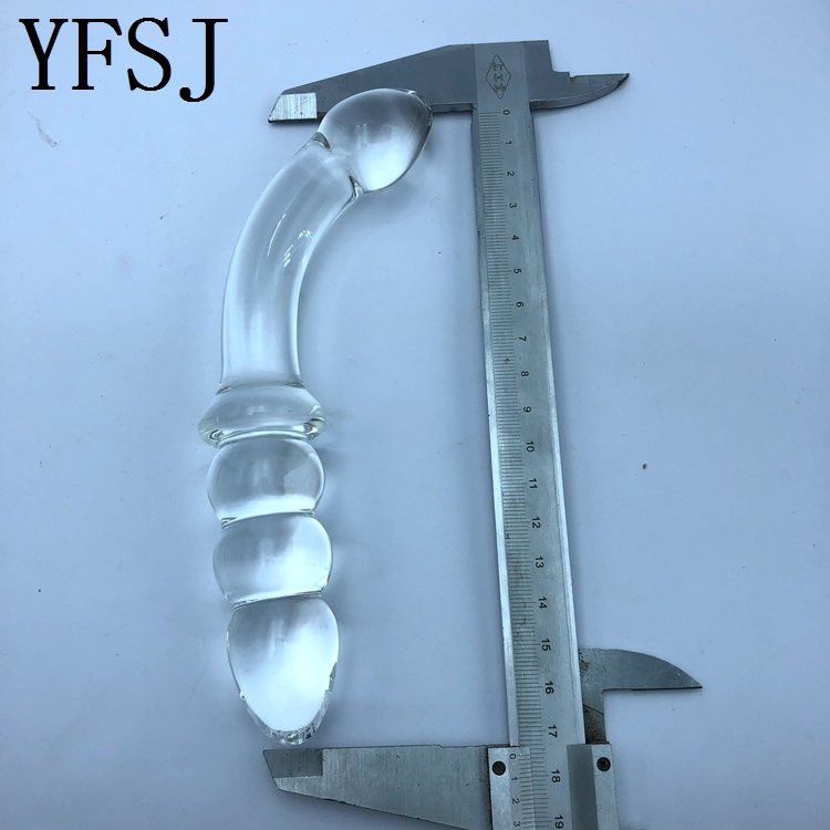Factory direct wholesale natural stone crystal massage stick glass dildo sex toy