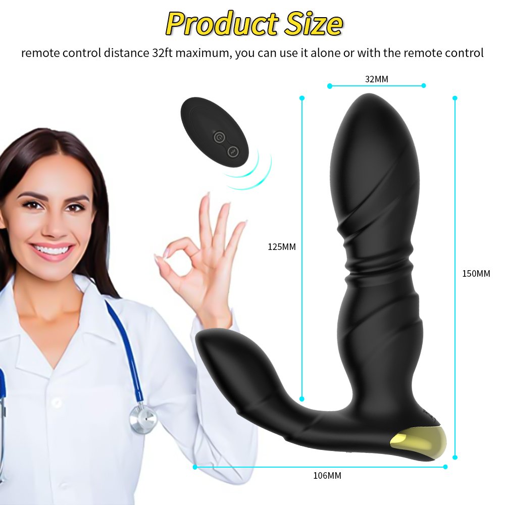 Multi-Frequency Vibration Massages Into Sexual Sex Toys Back Court Anal Plug Anal Sex Toys for Men Vbrator