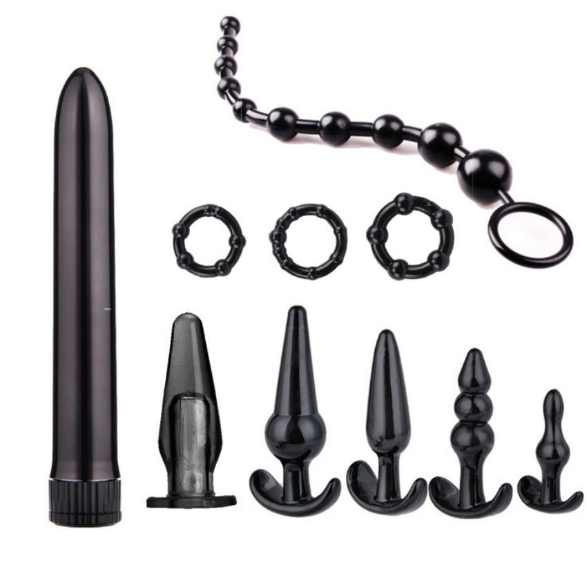Different Sizes And Shapes Anal Butt Plug Sets Penis Ring Cock Rings Orgasm Vagina Plug Play Pull Ring Sex Toys For Couples