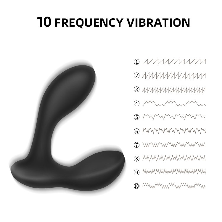 Remote control prostate massager anal vibrator soft smooth anal vibrator for men vibrating anal plug