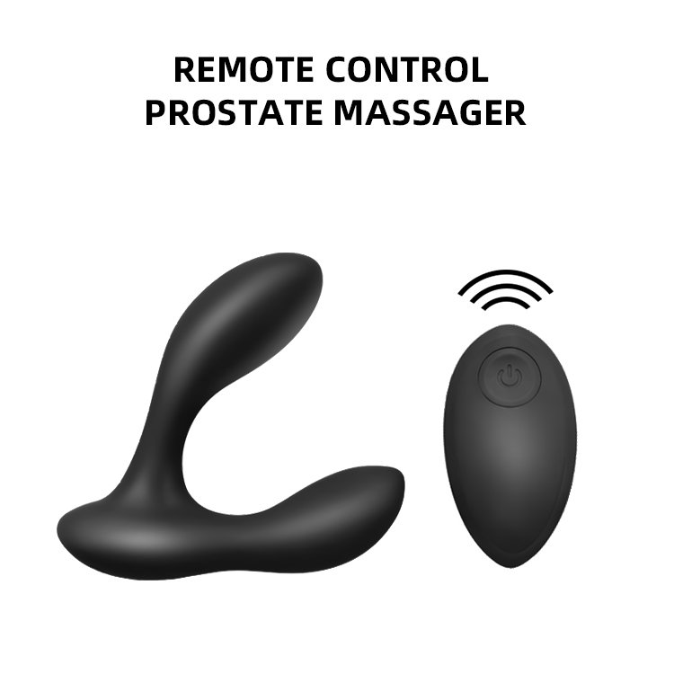 Remote control prostate massager anal vibrator soft smooth anal vibrator for men vibrating anal plug