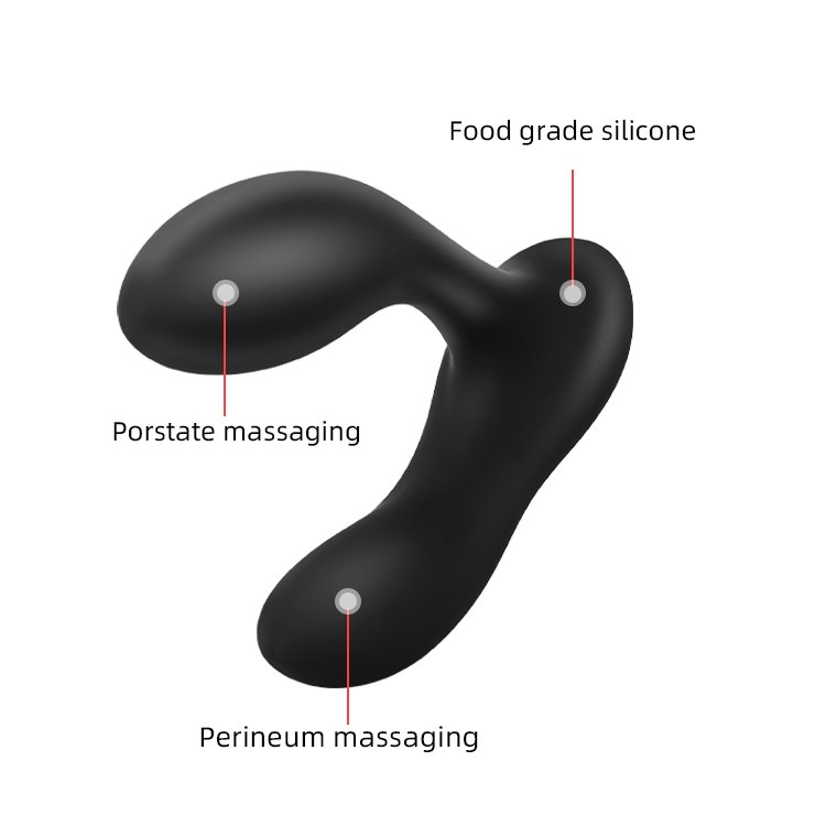 Remote control prostate massager anal vibrator soft smooth anal vibrator for men vibrating anal plug