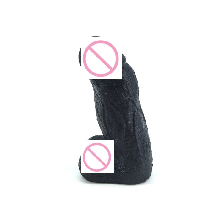 Strong Black Big Dildo Realistic Penis Masturbator Vagina Anal Plug Sex Toys For Woman