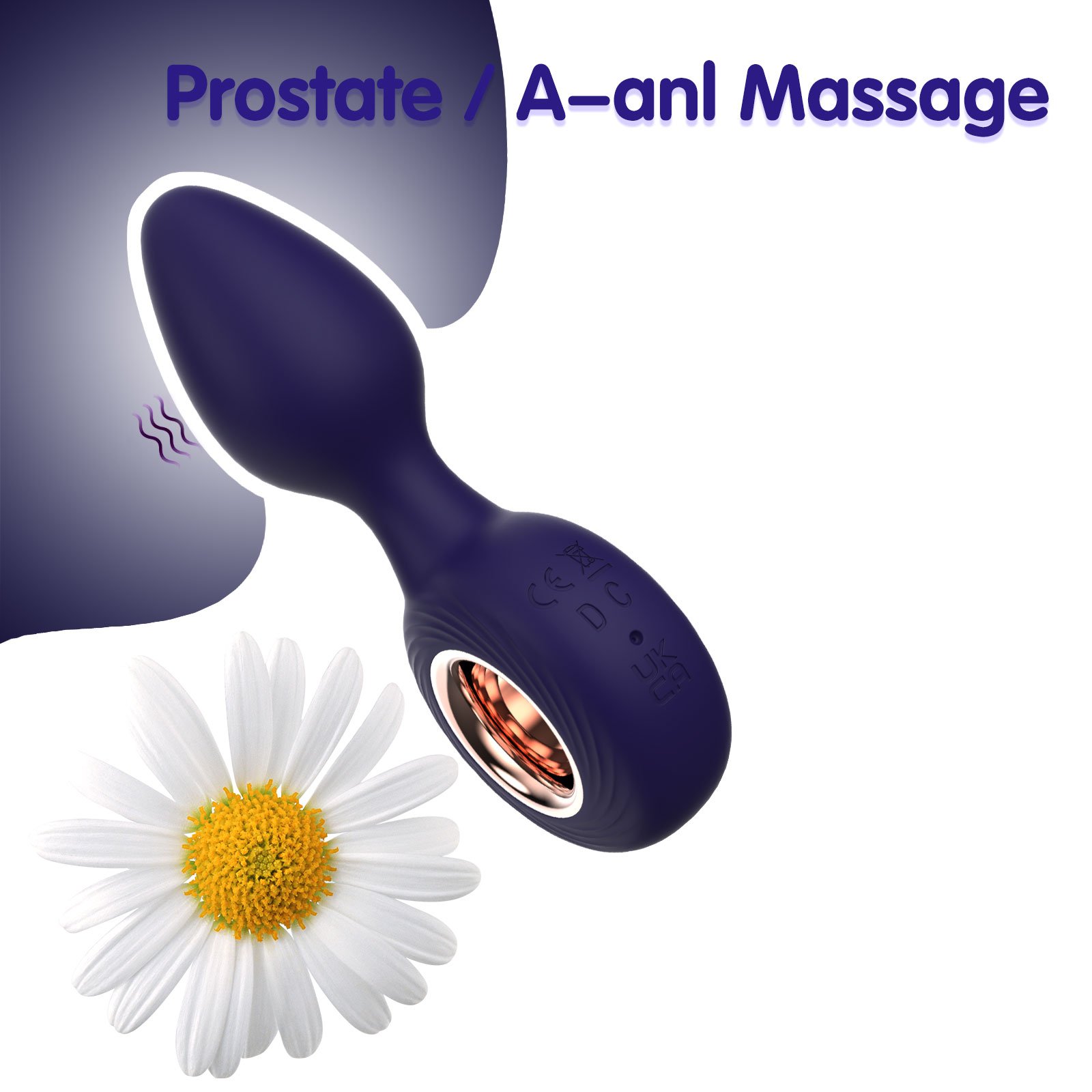 Adult Sex Toys-Thrusting Vibrator Anal Stimulator Plug Vibrating Modes for Male and Female Use anal plug for woman