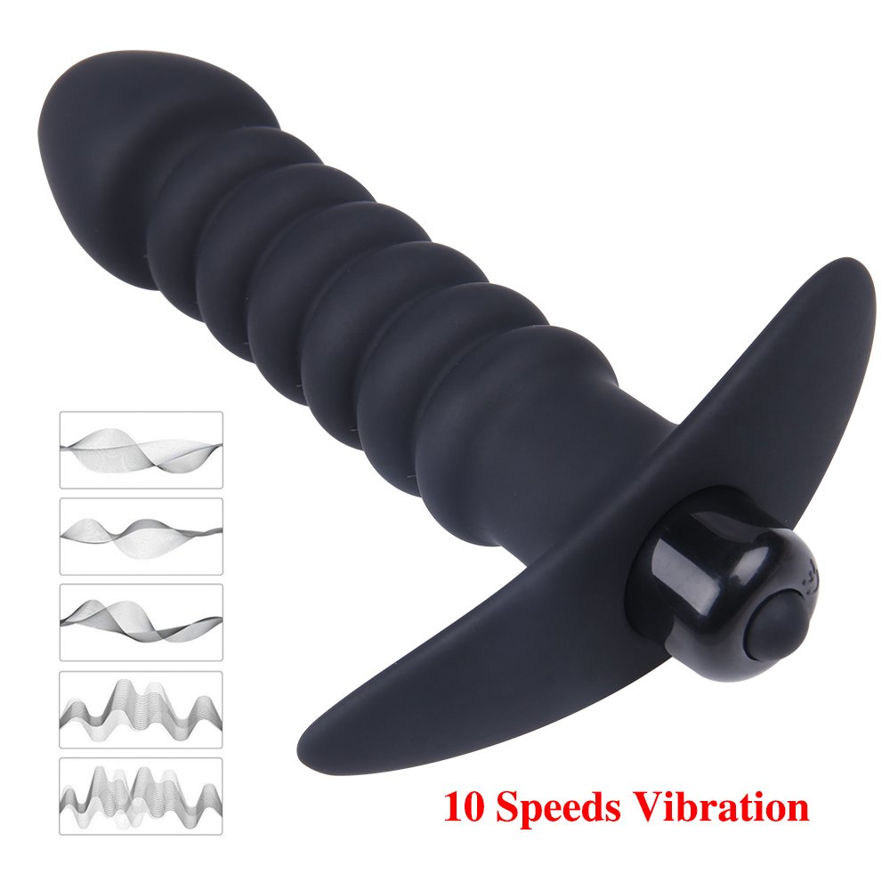 Anal Vibrator Sex Toy for Women Anal Beads Vibrators Gay Prostate Massage Smooth Butt Silicone but plugs Sex Toys for Couple