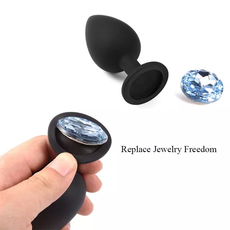 Silicone Flexible Butt Plug Sex 3 Different Size Sex Adult Toys Unisex Silicone Butt Plug Anal Plug for Men Women Anal Trainer