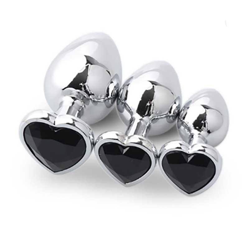 Colorful Good Heart-Shaped Diamond Anal Plug Anal Butt Plug Sex Toys