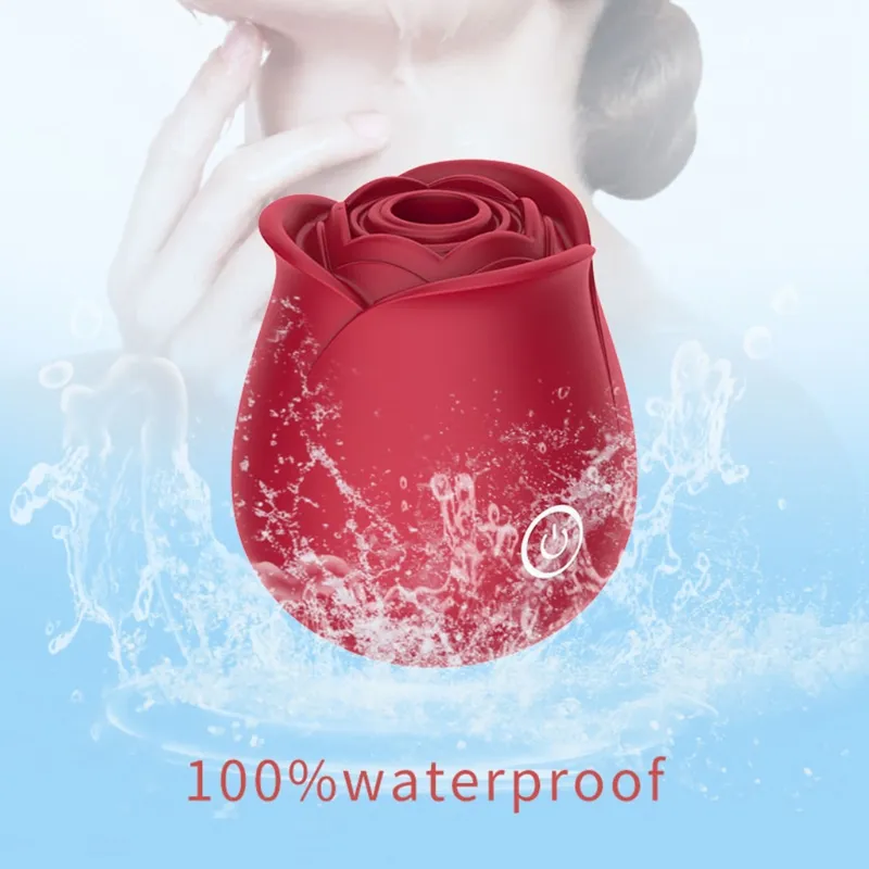 Rose Sucking Vibrator For Women Toys With 10 Frequency Vibration Sucking Dildo Rose Sucking Vibrator Sex Toy For Women Couple
