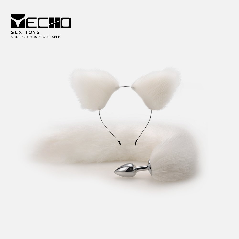 Wholesale Custom Fox Tail Vibrator Sex Products Set Butt Plug Anal Sex Toys for Women