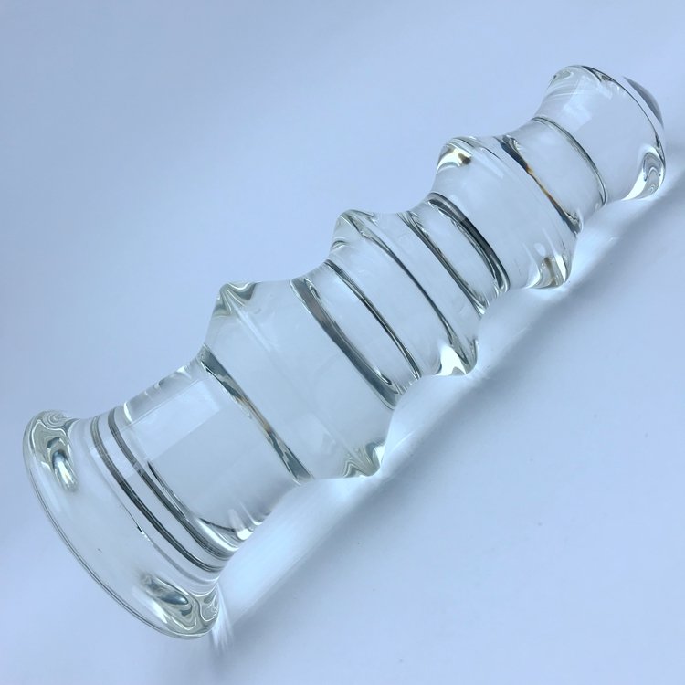 Vaginal And Anal Stimulation High-grade Crystal Beads Anal Butt Plug Glass Dildo Penis Sex Toys For male anal toy