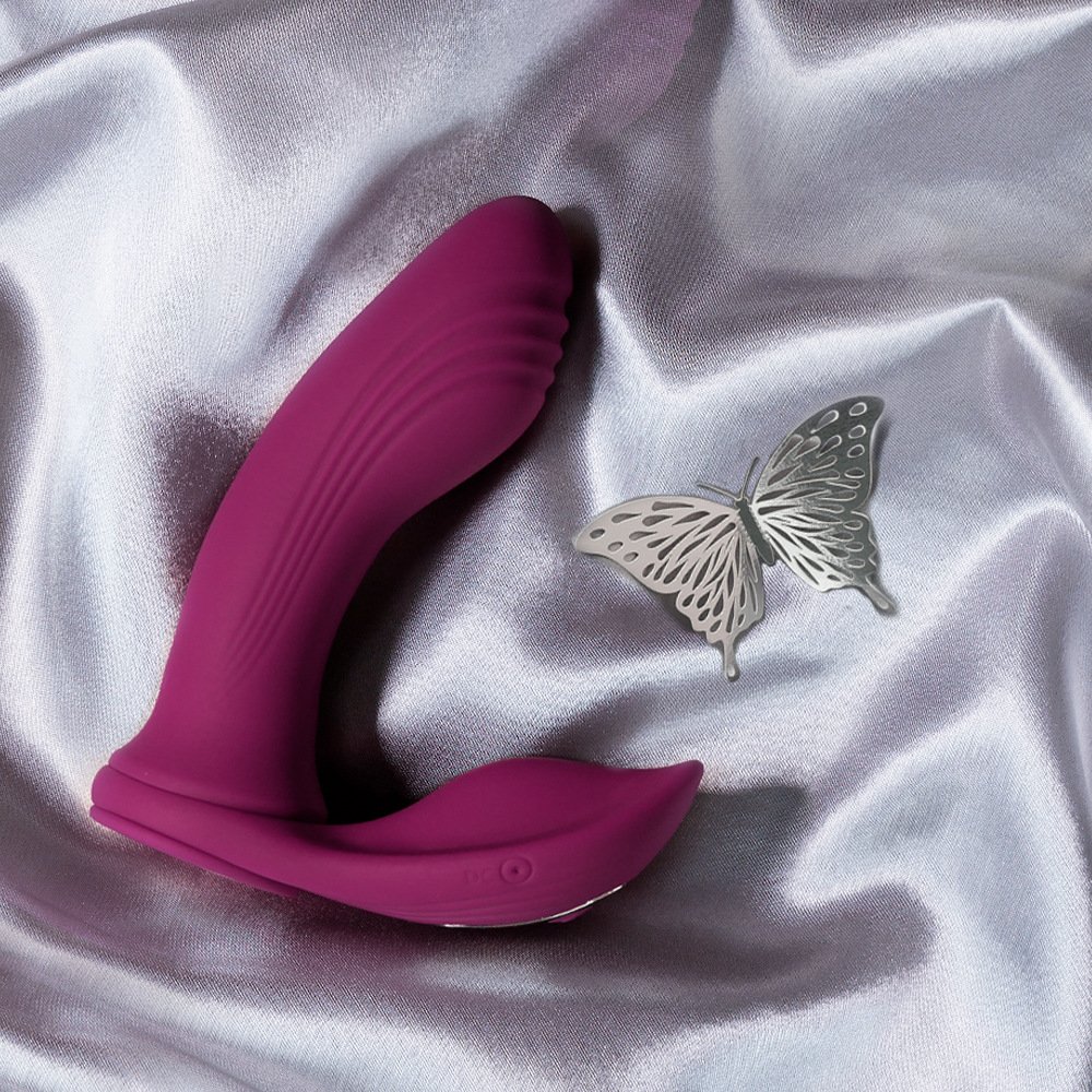 new 2-in-1 remote control invisible wearable masturbator for women sperm locking ring for men anal vibration sex toy