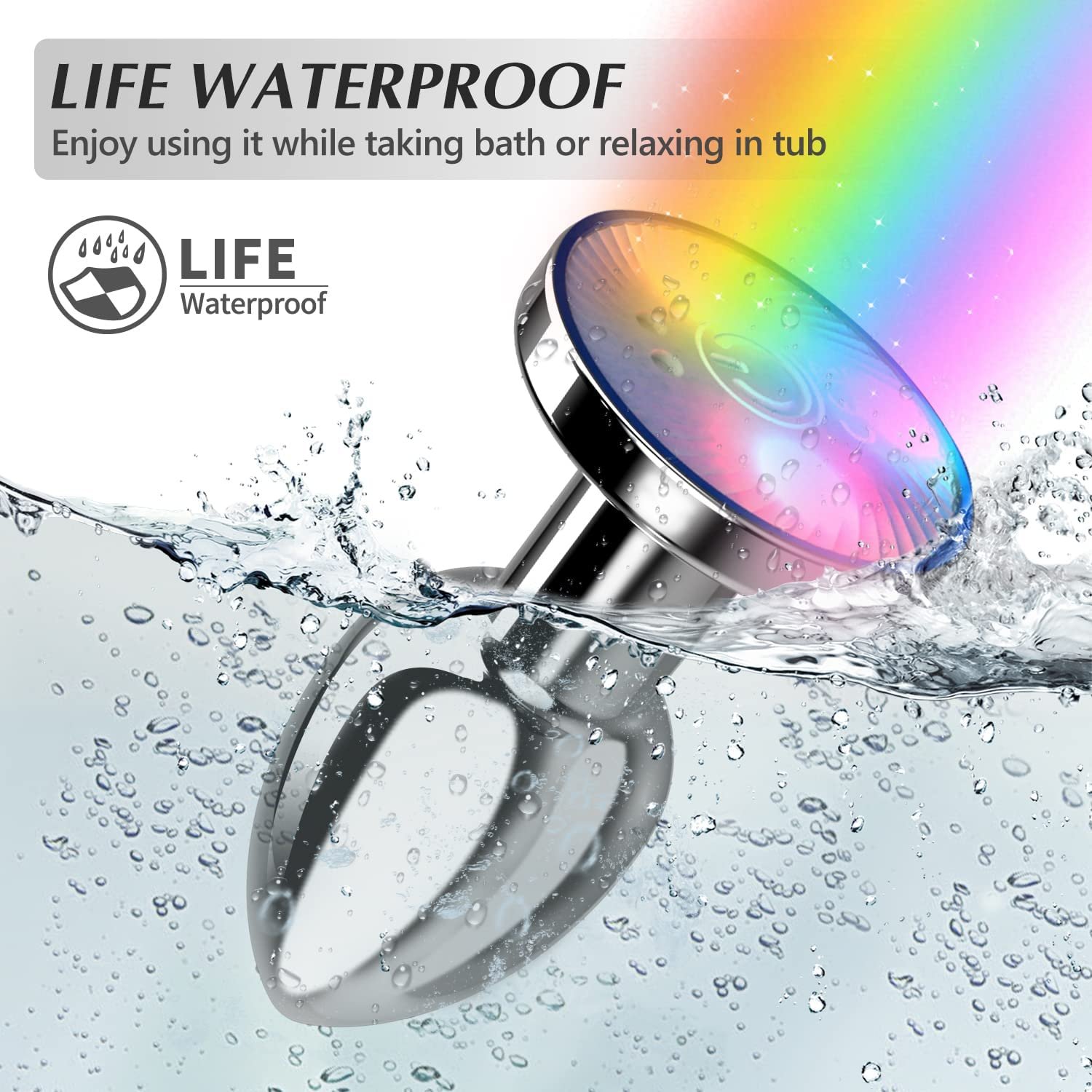 Silver Alloy Co-ed Anal Sex Toys App Remote Control Anal Vibrator 3 Sizes Butt Plug With Flash Light Male Anal Plug
