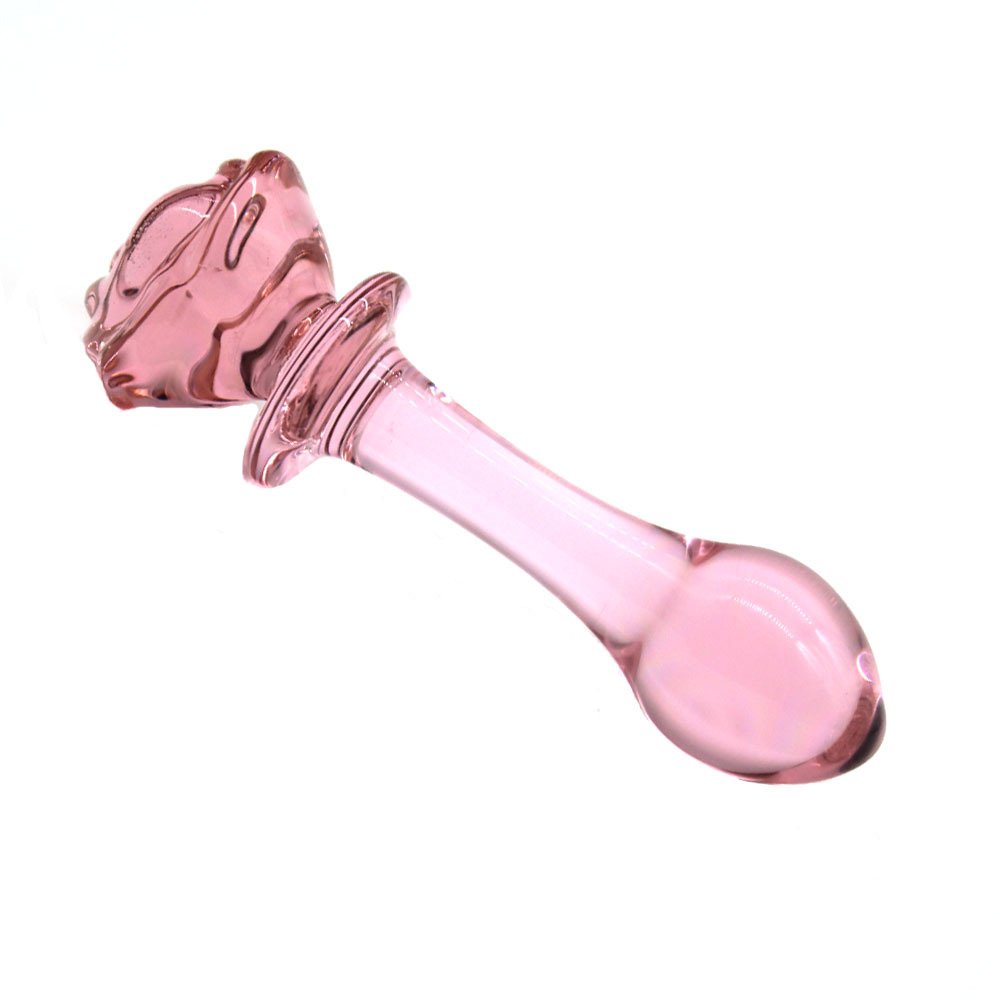 Free sample butt plugs rose anal plug glass butt plug sex toy