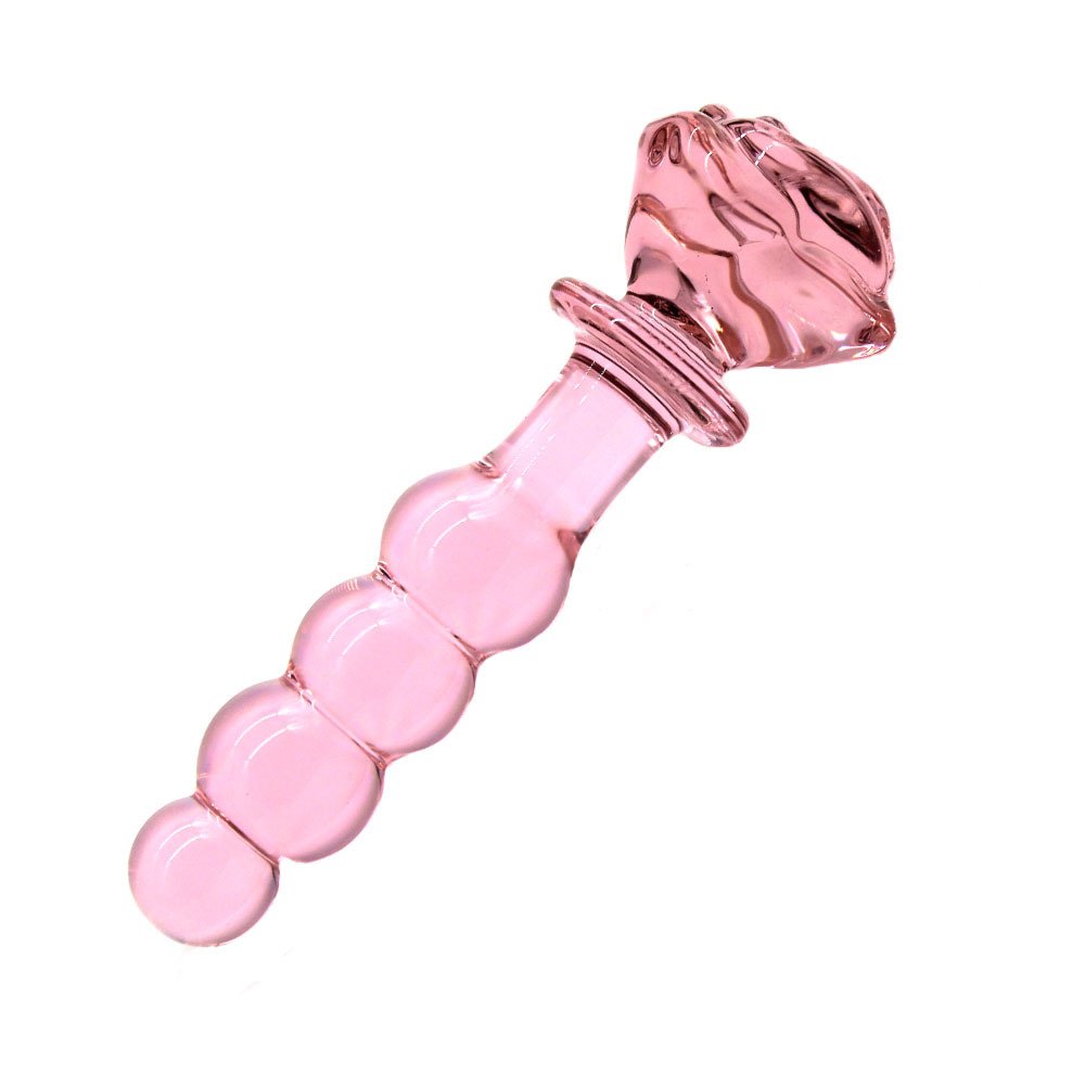 Free sample butt plugs rose anal plug glass butt plug sex toy