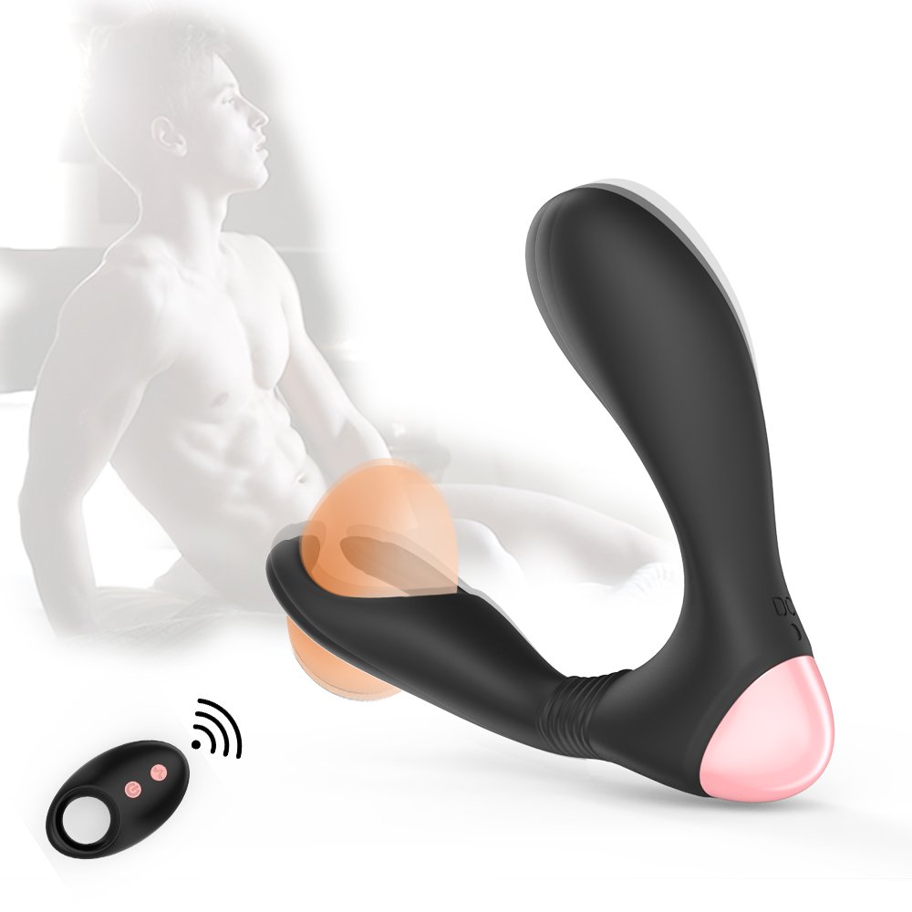 Anal Toys Anal Vibrator for Men Butt Plug Prostate Massage Double Motors Wireless Vibrator Sex Toys