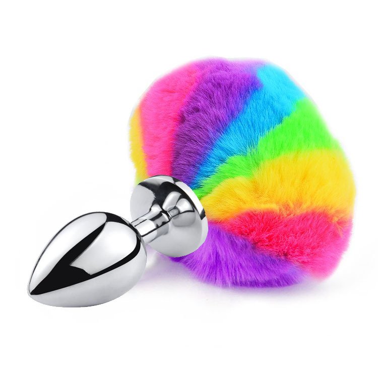 DKKtech Silicone Fox Tail Anal Plug Erotic Dildo Sex Stainless Steel Butt Plug Tail Anus Sex Shop Adults Games Sex Toys