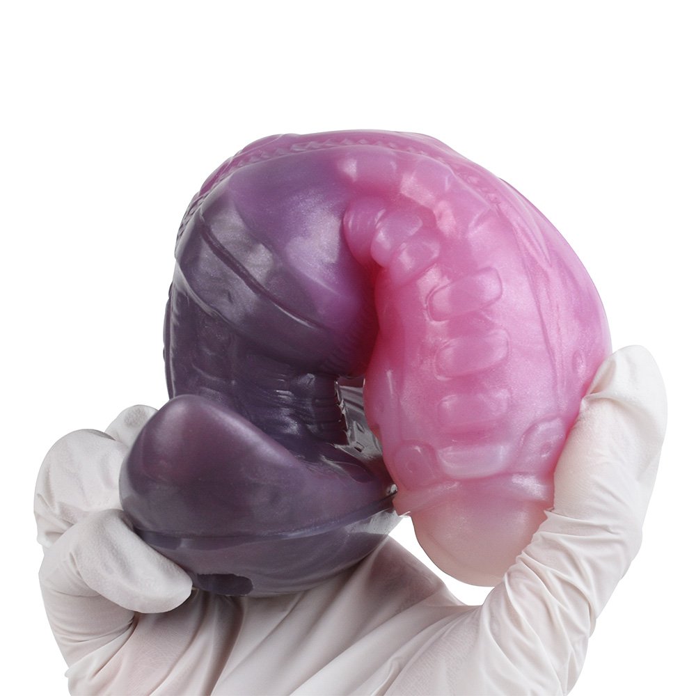 YOCY Anal Beads with Removable Foxtail Extra Long Fox Tail Anal Butt Plug Sex Toy Liquid Silicone Anal Plug wholesale fetish toy