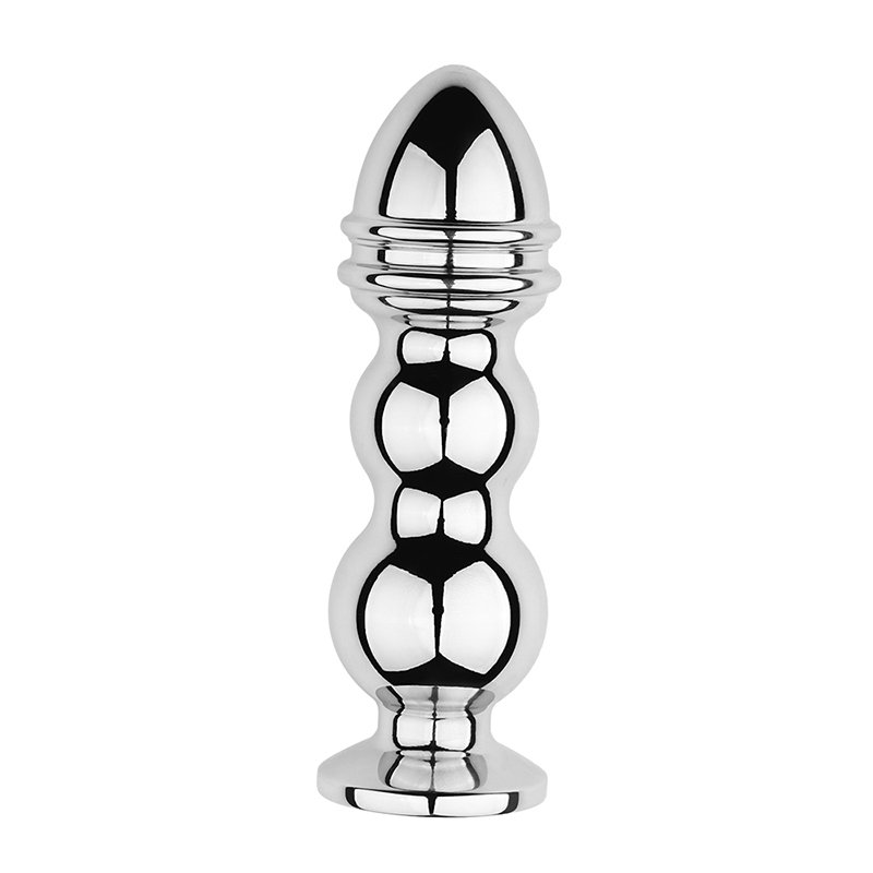 FBA-019 Double Ball Stainless Steel Vibrator Hot Electric Remote Control Butt Plug Adult Sex Toys Silicone Juguetes Sexuales