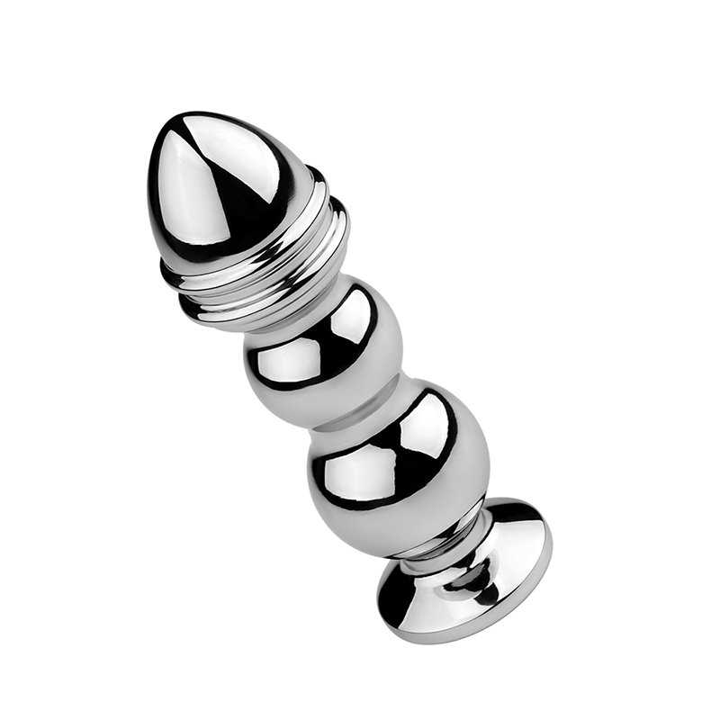 FBA-019 Double Ball Stainless Steel Vibrator Hot Electric Remote Control Butt Plug Adult Sex Toys Silicone Juguetes Sexuales
