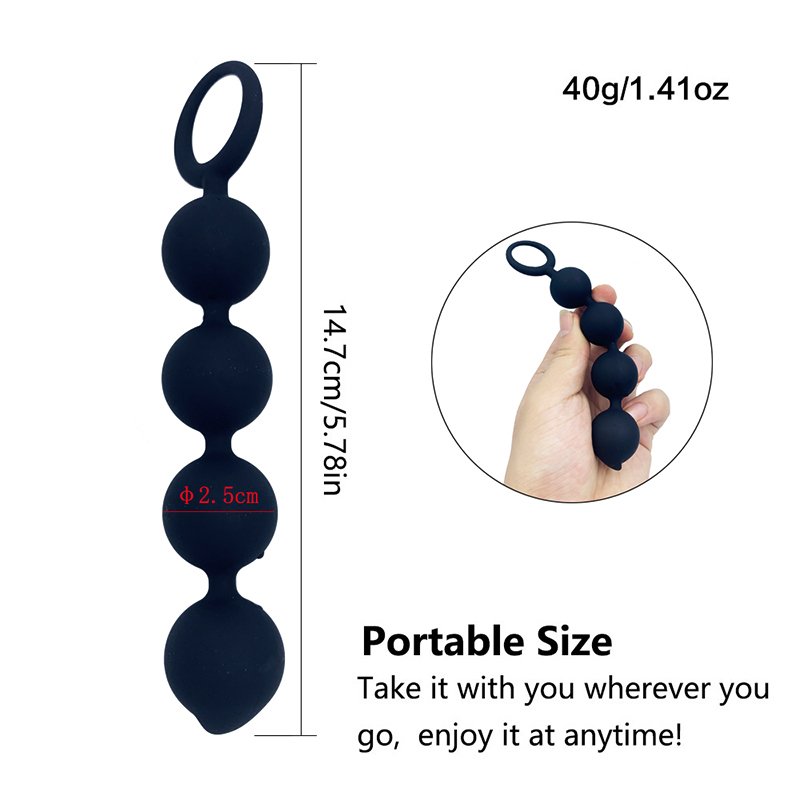 Small Anal Beads Silicone Butt Plug for Women Anal Balls Sex Shop Adult Toys for Men Erotic Toys Anal Plug Women Stopper Anus