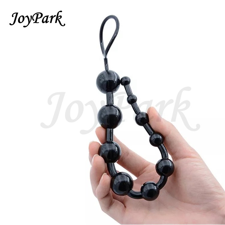 JoyPark Factory Price Wholesale Pink Butt Plug Silicone Anal Beads Sex Toy For Women