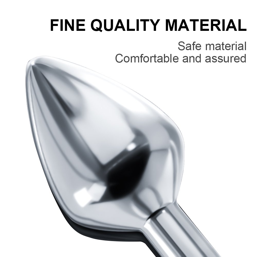 Hot selling Anal Butt Plug Safety Metal Anal Butt Plug Hook with Crystal Diamond Beginner for Woman