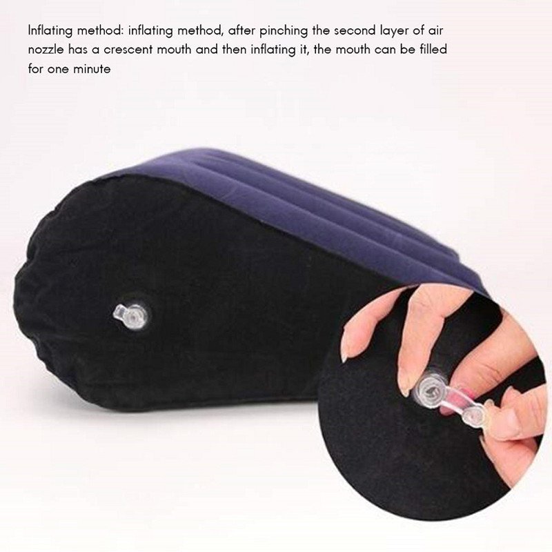 Adult Triangular Pillow Inflatable Cushion Erotic Sofa E Women Love Position Sexy Furniture Couples Sex Wedge Gift Hot Air Magic