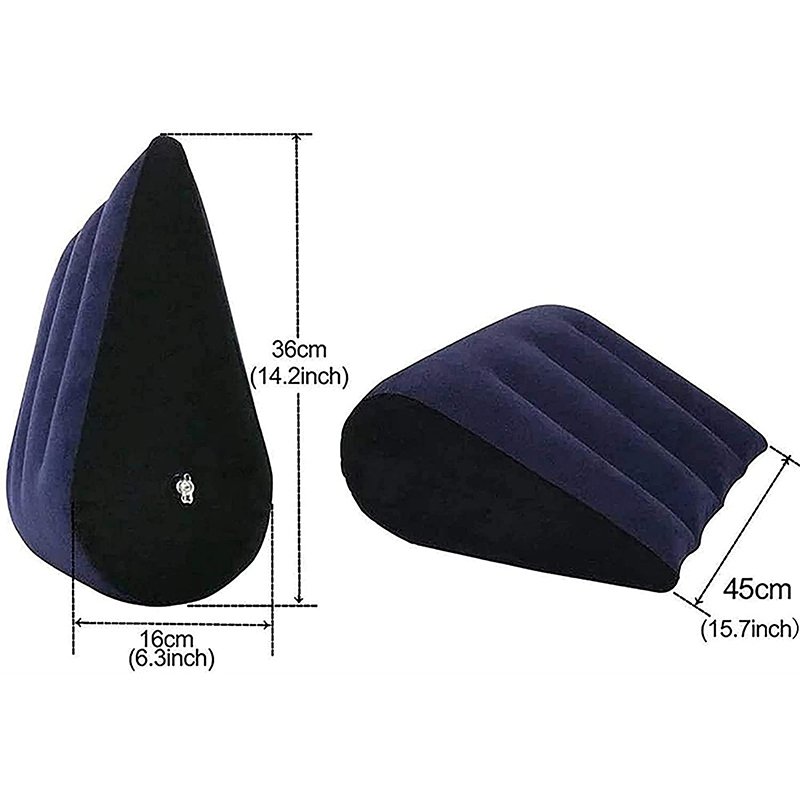 Adult Triangular Pillow Inflatable Cushion Erotic Sofa E Women Love Position Sexy Furniture Couples Sex Wedge Gift Hot Air Magic