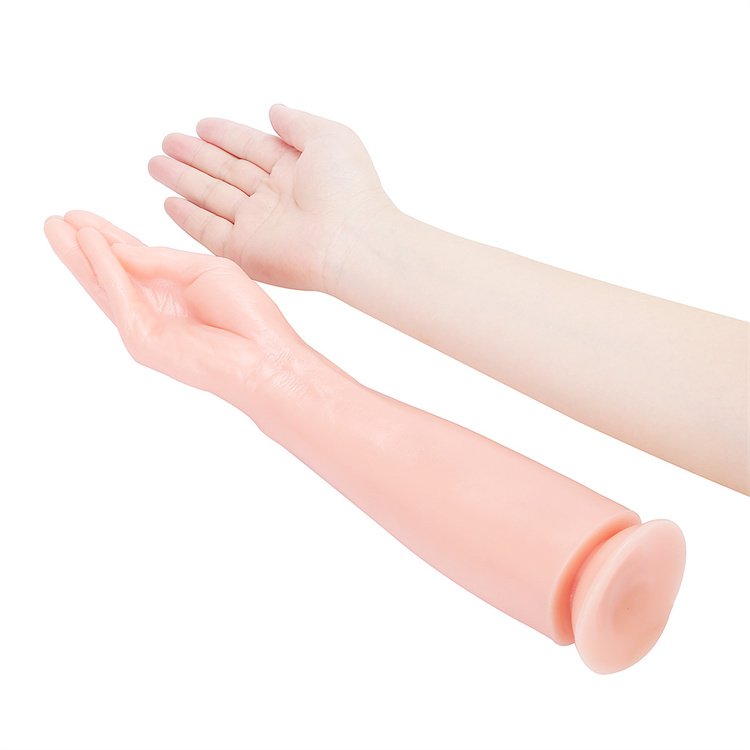 High Quality Popular PVC Anal Plug Dildo Sex Toys For Female Masturbation 15 inch Realistic Hand Shaped Dildo Adult Toys