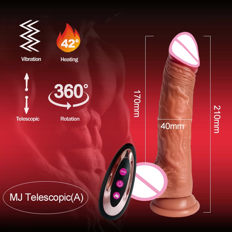 Realistic dildo for women sex toys telescopic vibrator with female stimulator dildos vibrators big penis anal dildo vibrator