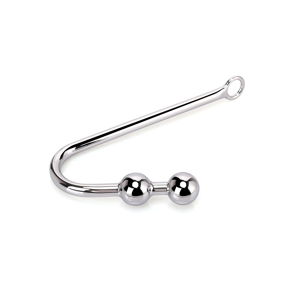 Single Curved Stainless Steel Anal Hook Butt Plug for Women Adult Sex Toy Bondage Gear Juguetes Sexuales