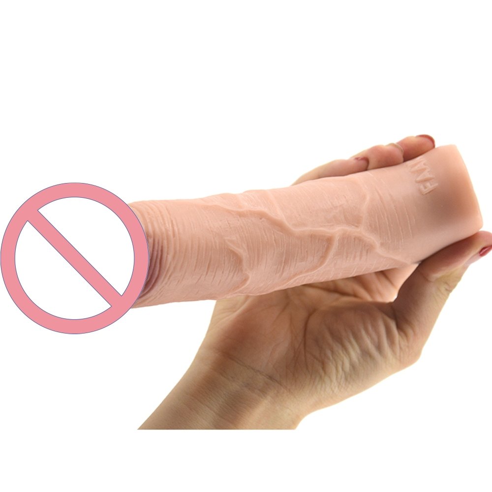 Meat colored simulated penis small anal plug masturbator female manual massage stick dildo sex toys for women