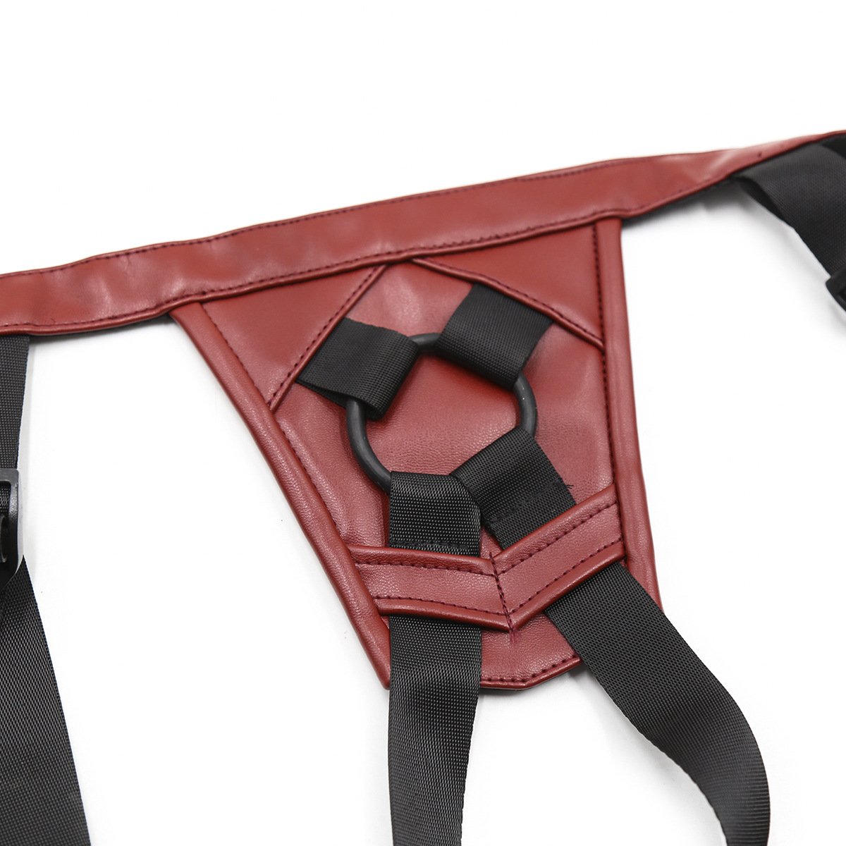 belts black bdsm sex toy adjustable removable anal plug and dildo soft pvc leather pant anal plug set female male