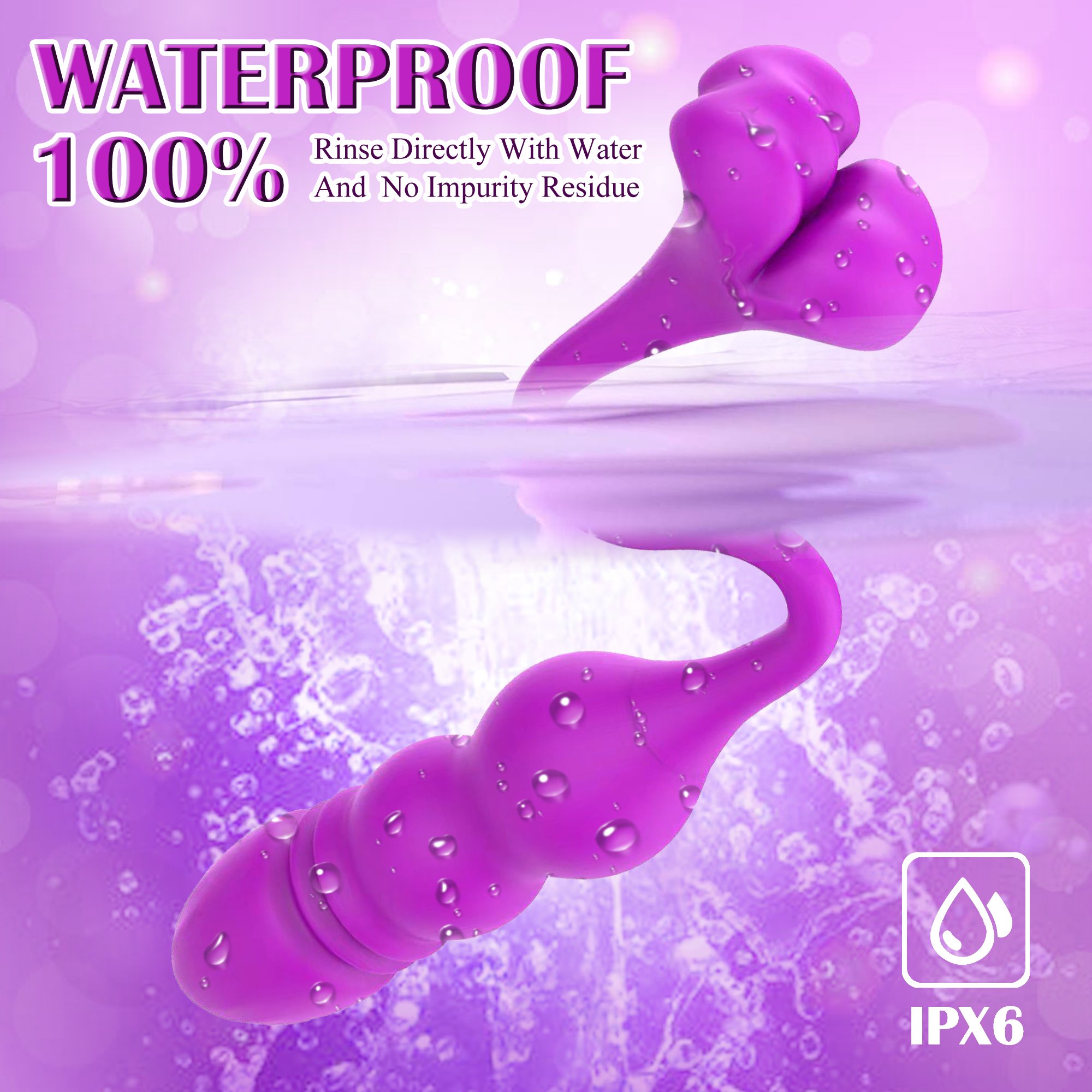 Anal Plug Vibrator Butt Plug Anal Dildo for Men Women Prostate Massager Anal Vibrator Thrusting & Vibrating Modes Sex Toys