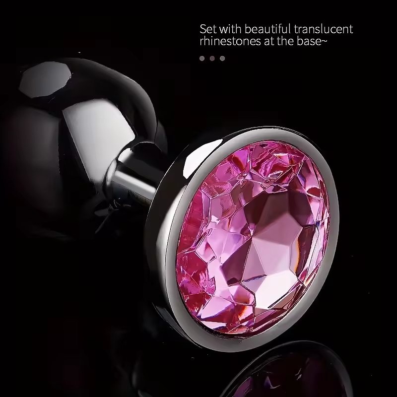 Metal Anal Butt Plug Vibrator Sexy Anal Toys Stainless Steel Crystal Jewelry Anal Plug For Couples Juguetes Sexuale